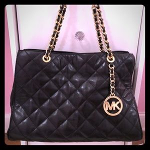 Quilted MK black bag